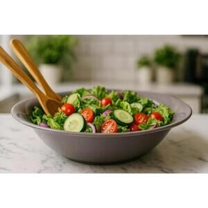 Mikasa Japan Vintage 1980s Color Classics Charcoal Gray Serving Bowl, 10x2.5”